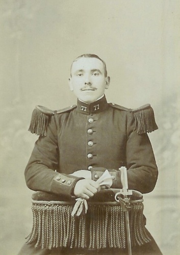 F. Rincé lors de son service militaire